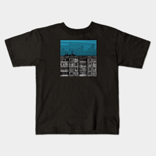 POST-SOVIET PANELKA // Typical russian panel houses Kids T-Shirt